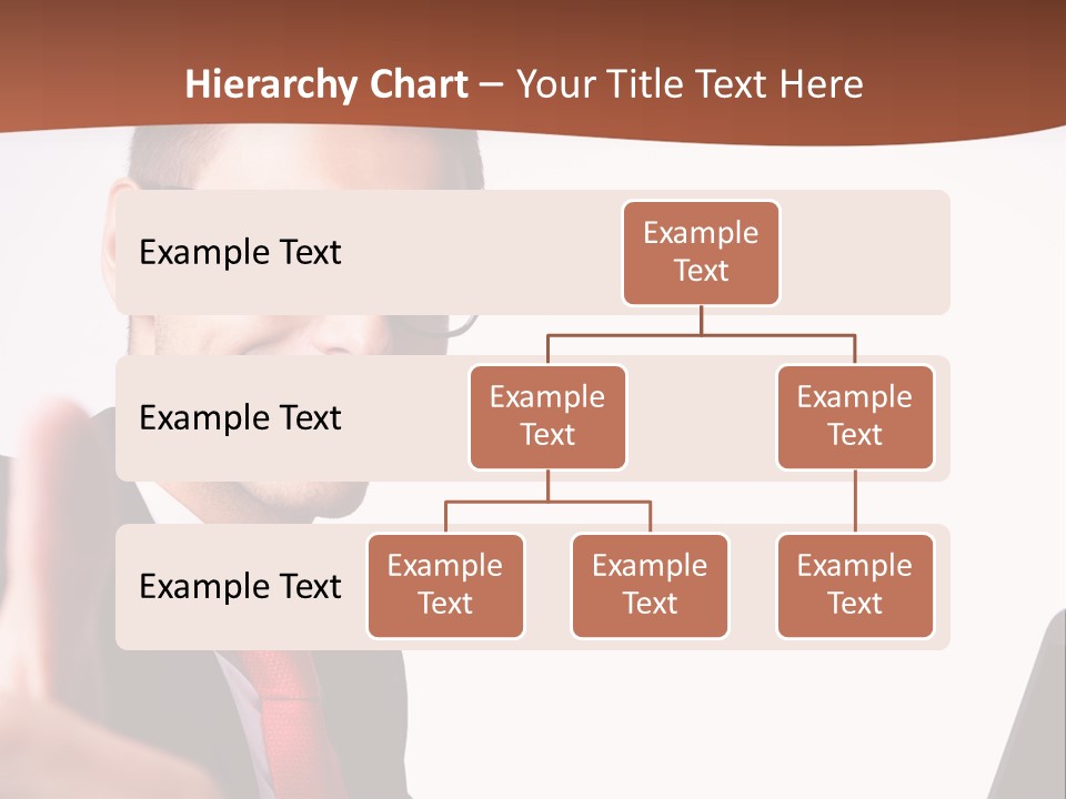 A Man In A Suit And Tie With A Laptop Giving A Thumbs Up PowerPoint Template