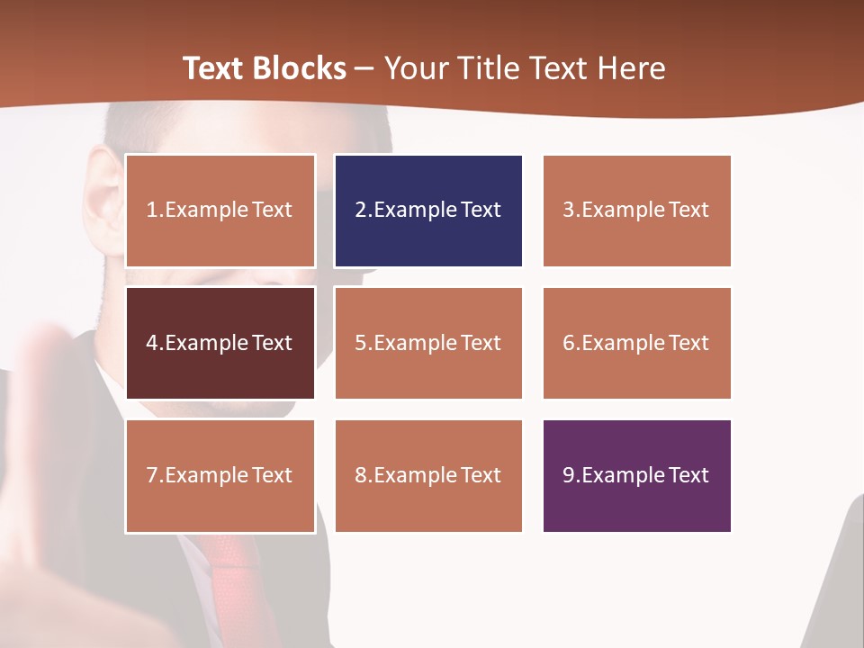 A Man In A Suit And Tie With A Laptop Giving A Thumbs Up PowerPoint Template