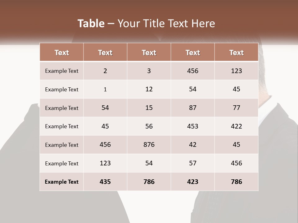 Two Men Facing Each Other With A White Background PowerPoint Template