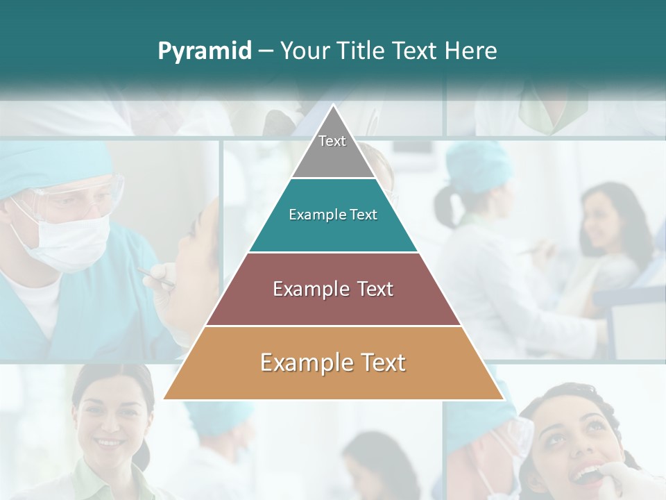 A Collage Of Photos Of A Dentist And A Patient PowerPoint Template