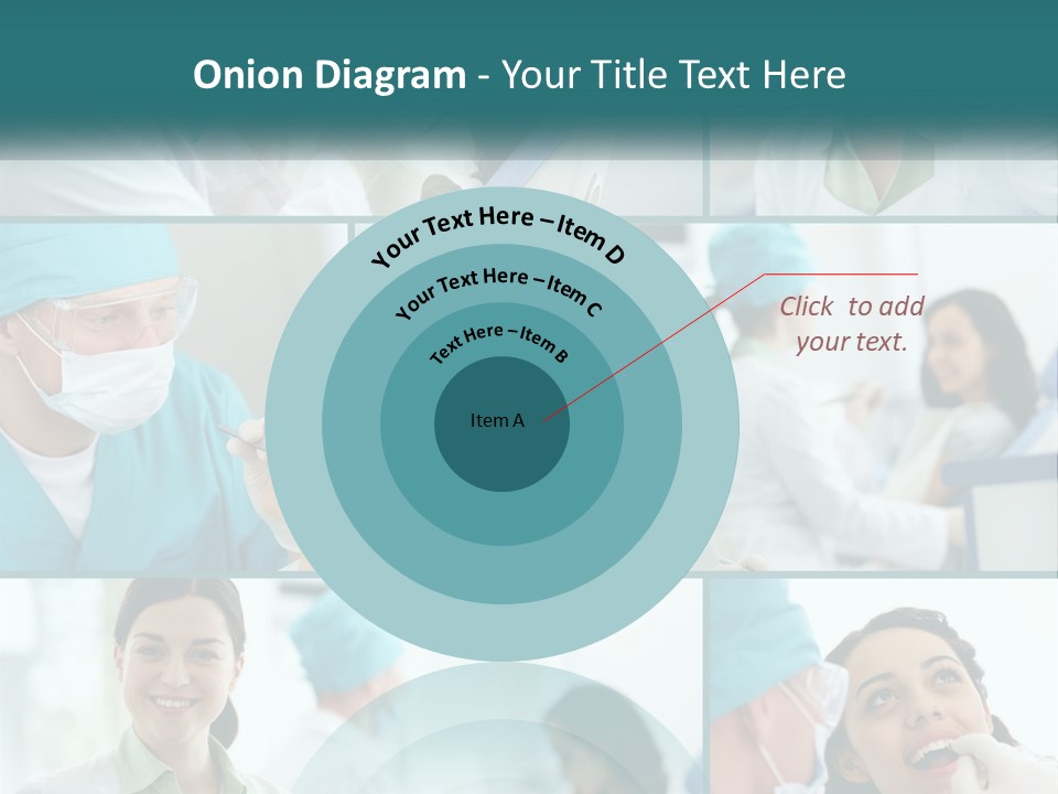 A Collage Of Photos Of A Dentist And A Patient PowerPoint Template