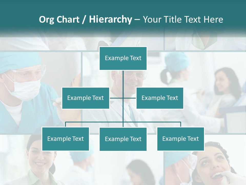 A Collage Of Photos Of A Dentist And A Patient PowerPoint Template