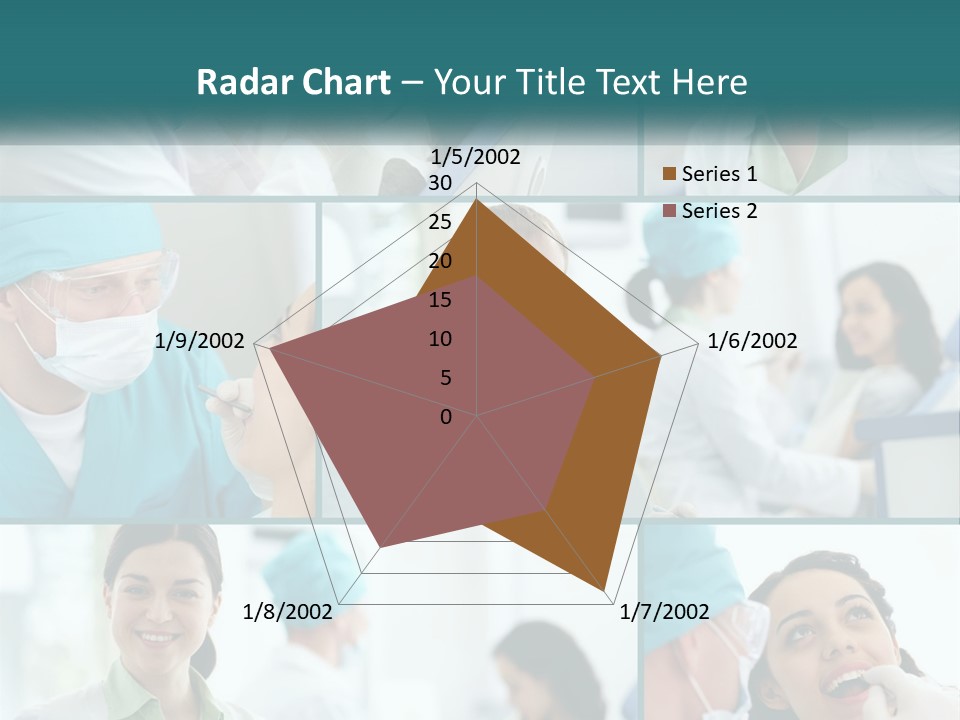A Collage Of Photos Of A Dentist And A Patient PowerPoint Template