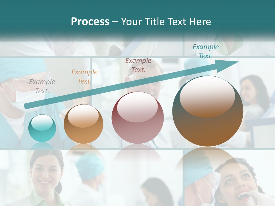 A Collage Of Photos Of A Dentist And A Patient PowerPoint Template