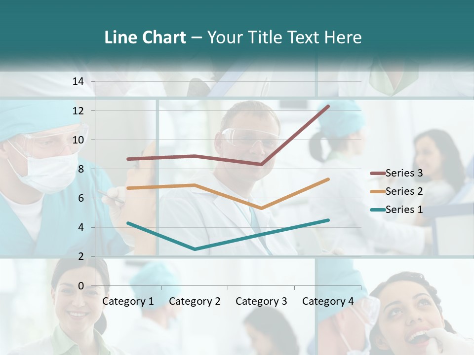 A Collage Of Photos Of A Dentist And A Patient PowerPoint Template
