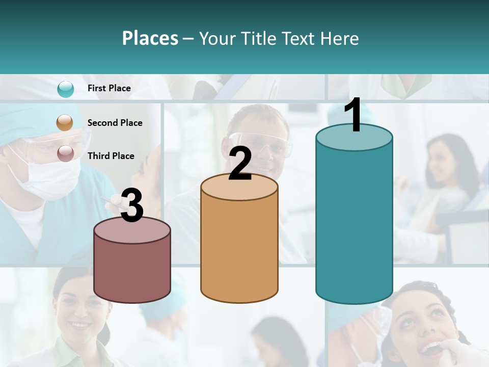 A Collage Of Photos Of Doctors In Scrubs PowerPoint Template