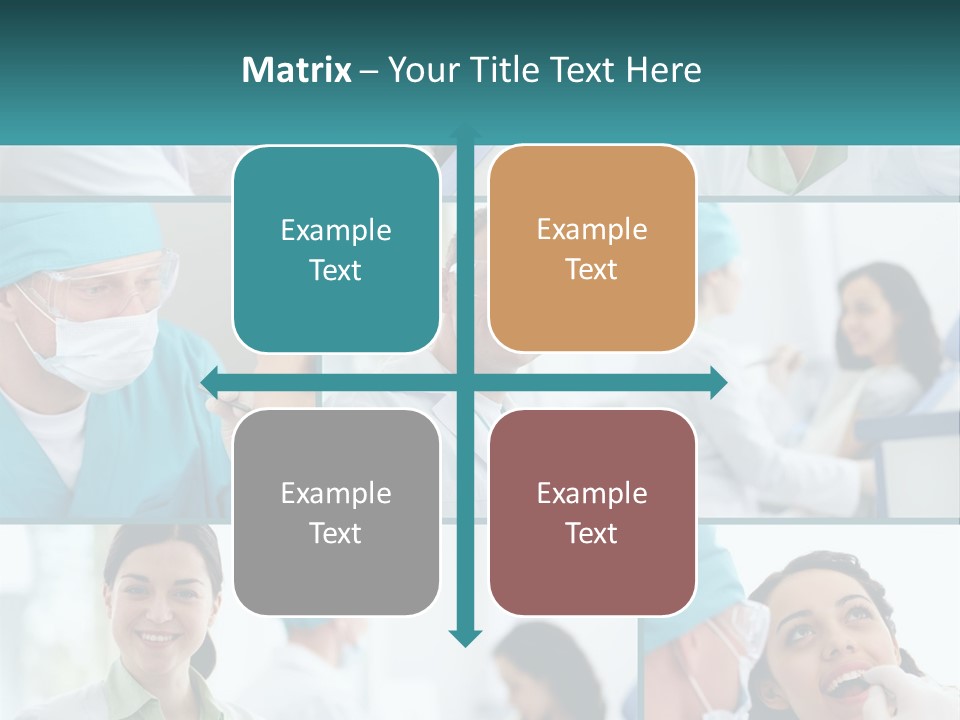 A Collage Of Photos Of Doctors In Scrubs PowerPoint Template