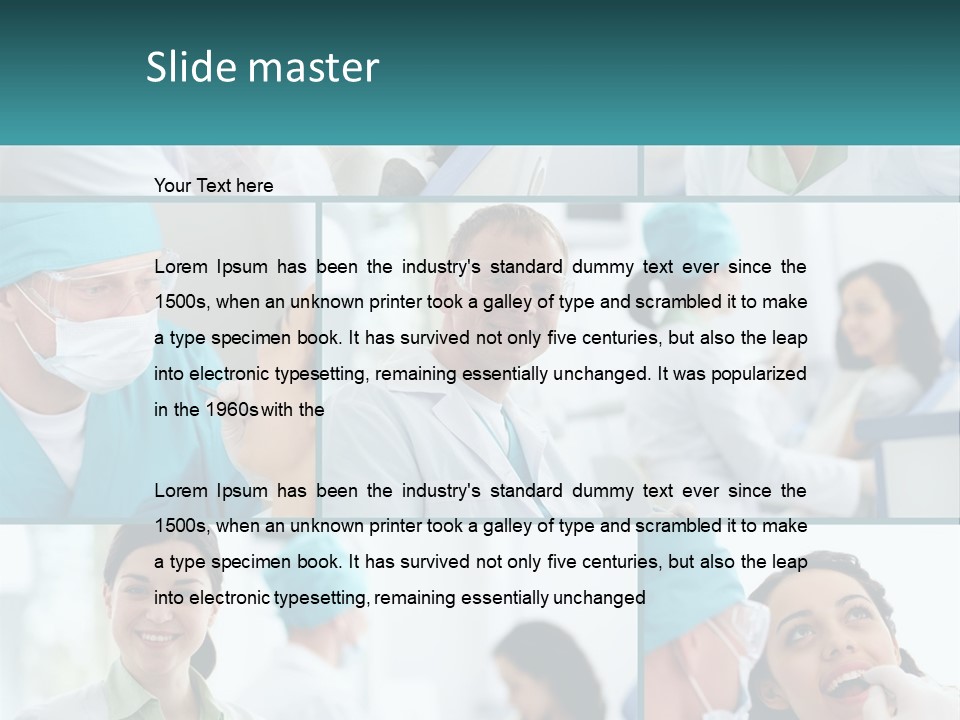 A Collage Of Photos Of Doctors In Scrubs PowerPoint Template