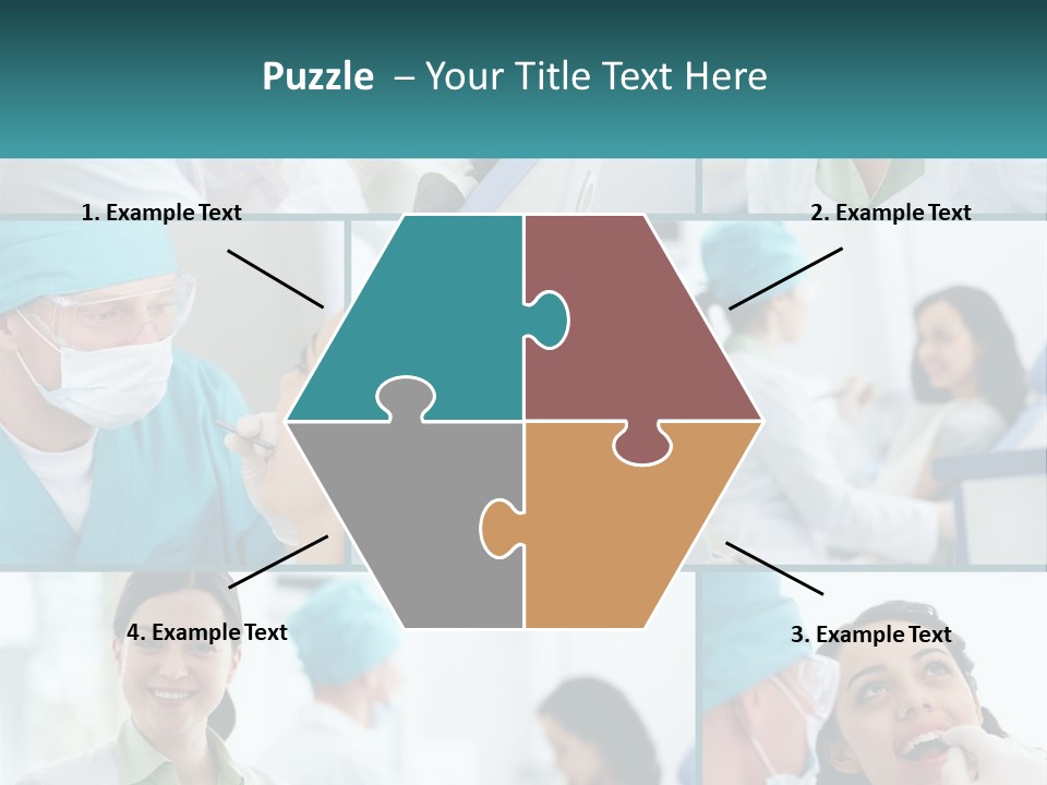 A Collage Of Photos Of Doctors In Scrubs PowerPoint Template