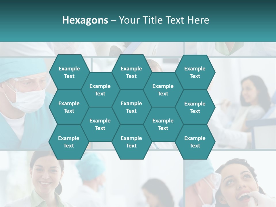 A Collage Of Photos Of Doctors In Scrubs PowerPoint Template