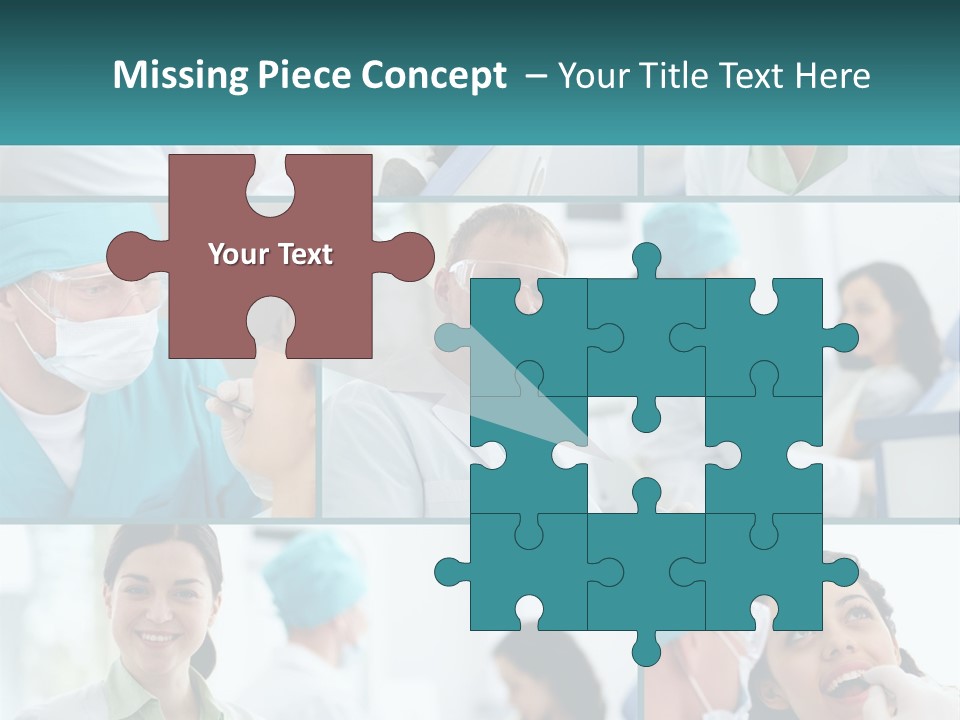 A Collage Of Photos Of Doctors In Scrubs PowerPoint Template