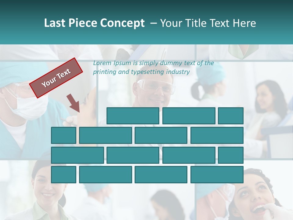 A Collage Of Photos Of Doctors In Scrubs PowerPoint Template