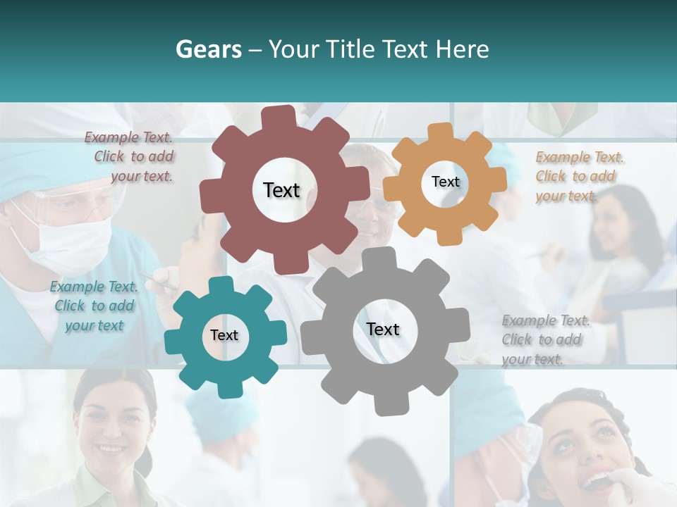 A Collage Of Photos Of Doctors In Scrubs PowerPoint Template