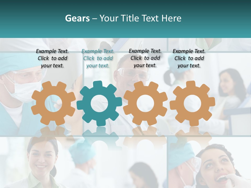 A Collage Of Photos Of Doctors In Scrubs PowerPoint Template