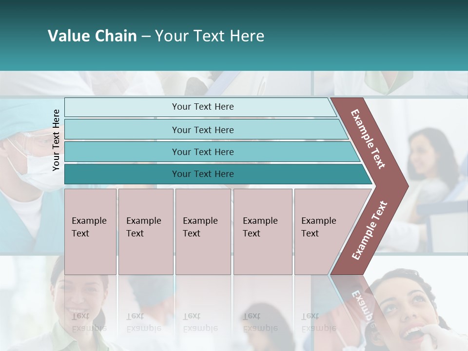 A Collage Of Photos Of Doctors In Scrubs PowerPoint Template