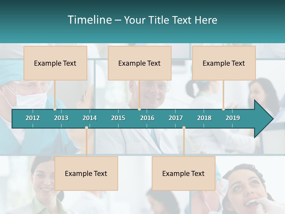A Collage Of Photos Of Doctors In Scrubs PowerPoint Template