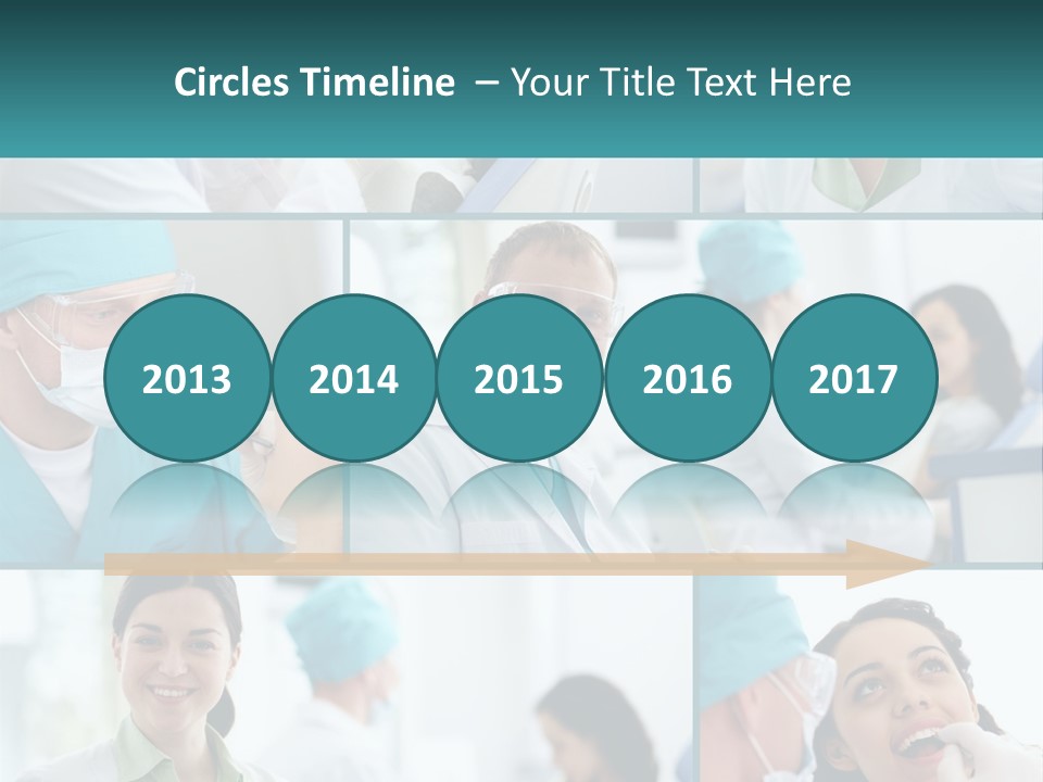 A Collage Of Photos Of Doctors In Scrubs PowerPoint Template