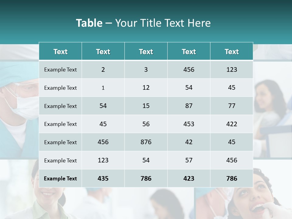 A Collage Of Photos Of Doctors In Scrubs PowerPoint Template