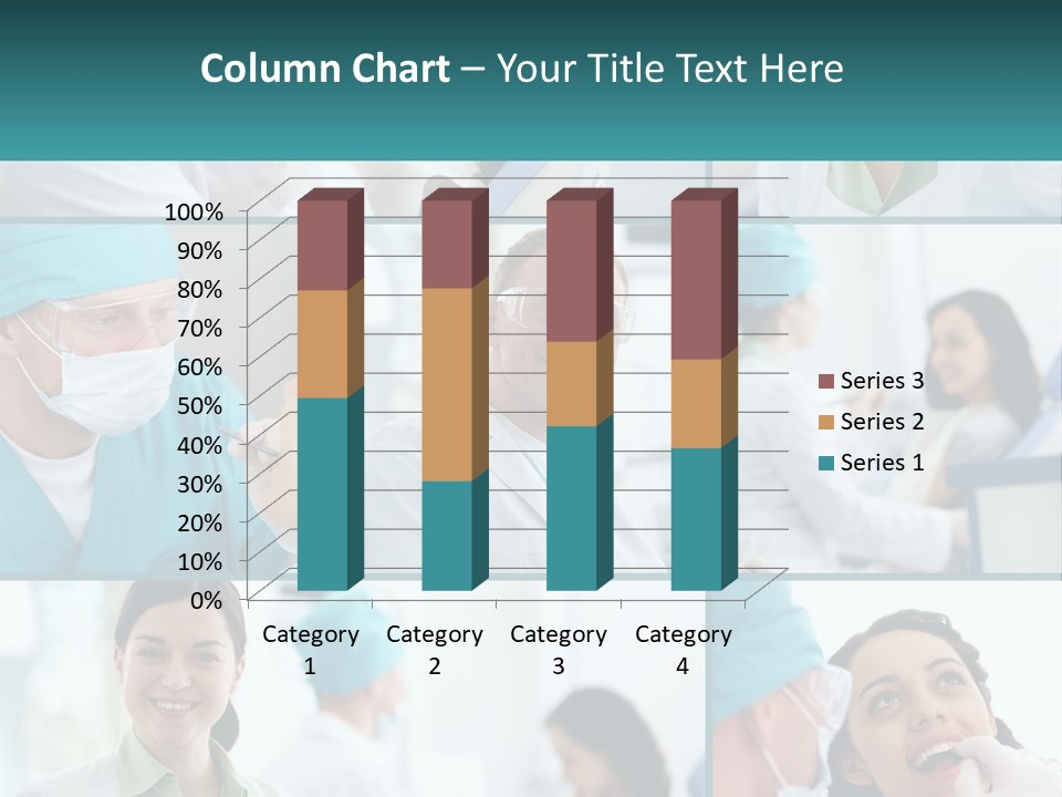 A Collage Of Photos Of Doctors In Scrubs PowerPoint Template