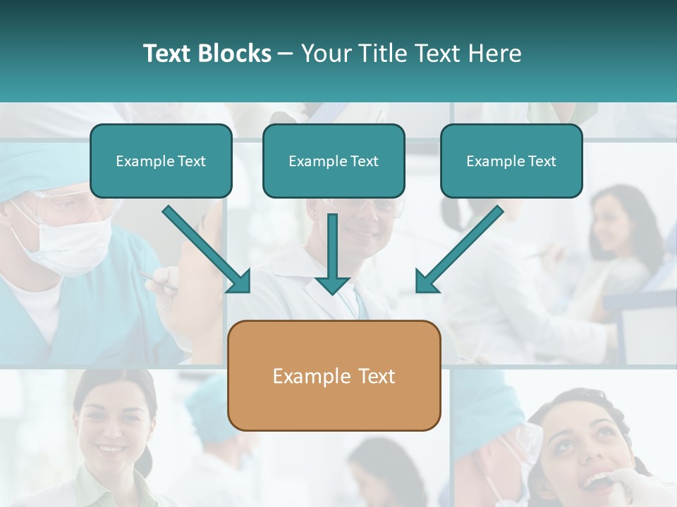 A Collage Of Photos Of Doctors In Scrubs PowerPoint Template
