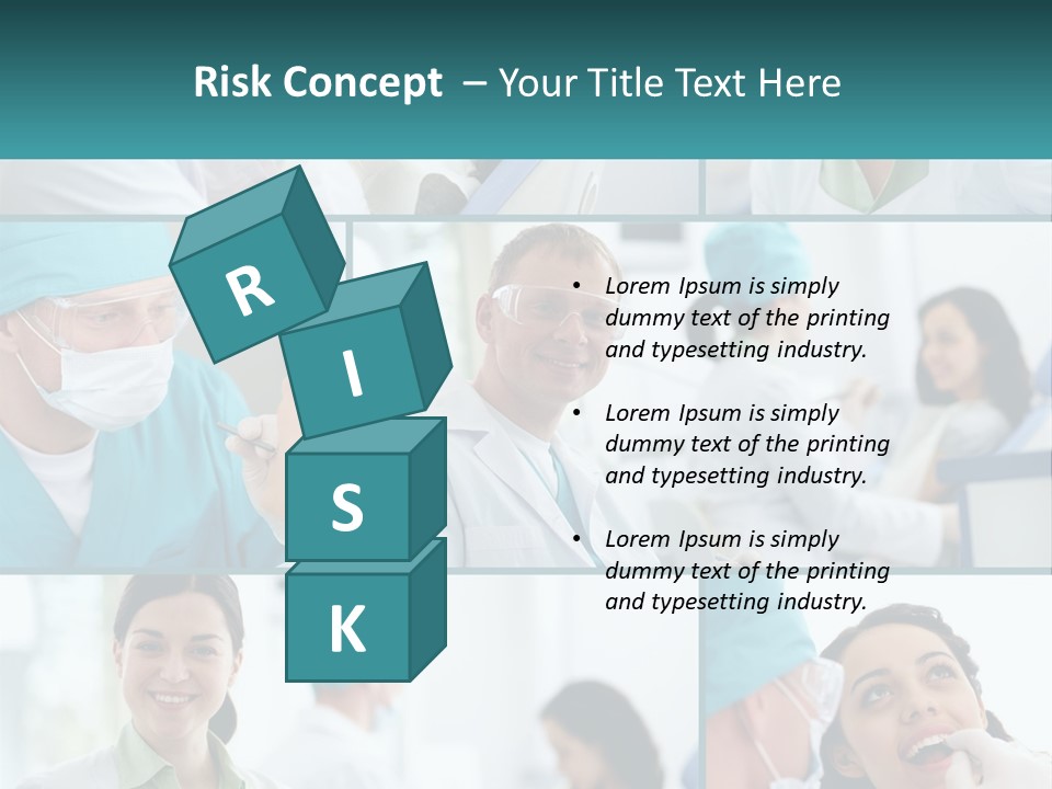 A Collage Of Photos Of Doctors In Scrubs PowerPoint Template