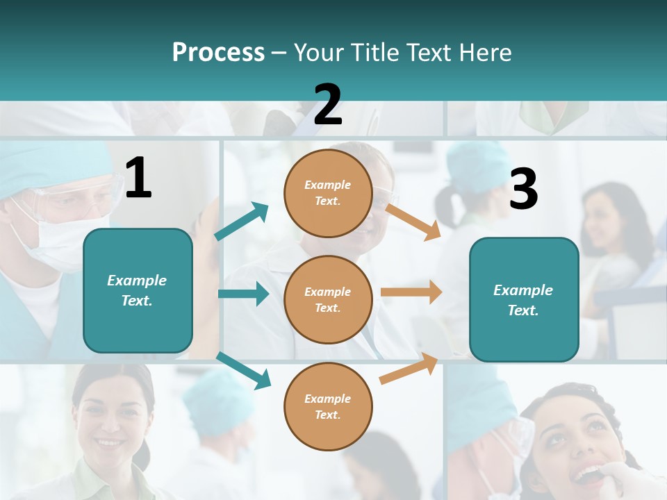 A Collage Of Photos Of Doctors In Scrubs PowerPoint Template