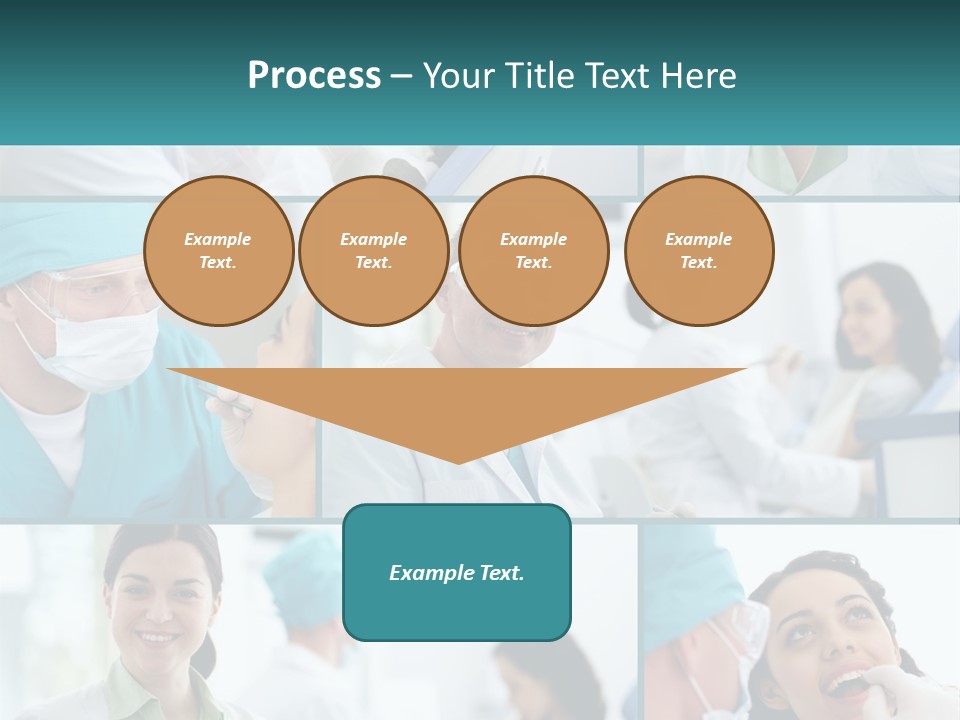 A Collage Of Photos Of Doctors In Scrubs PowerPoint Template