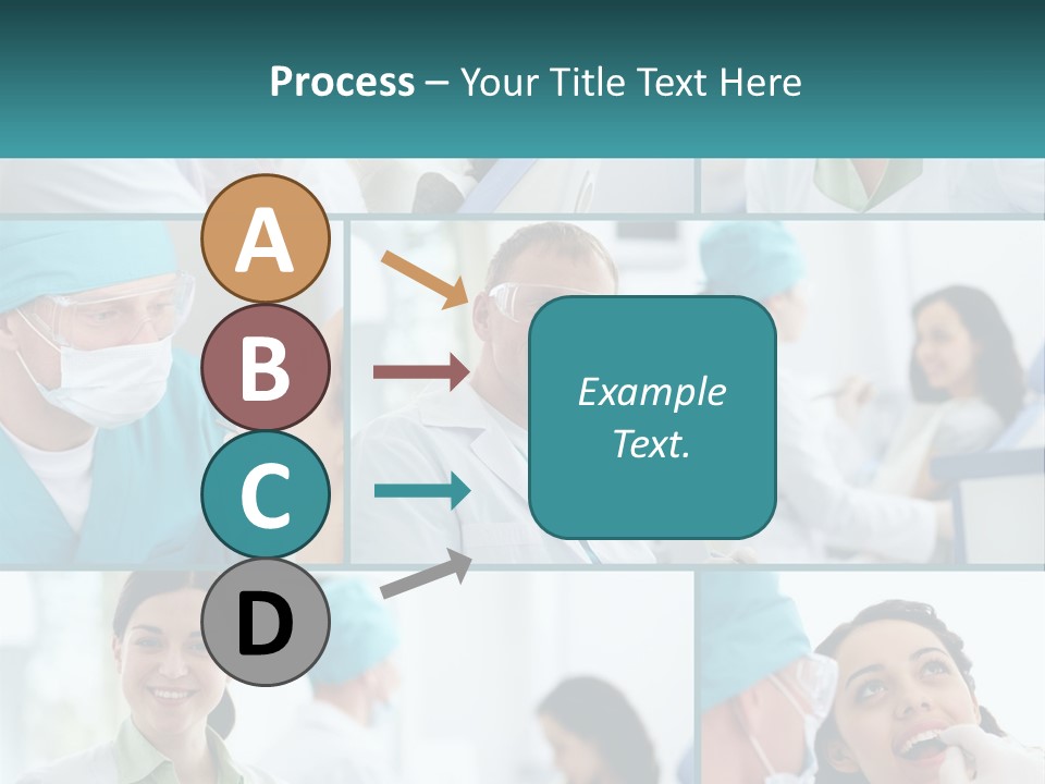 A Collage Of Photos Of Doctors In Scrubs PowerPoint Template