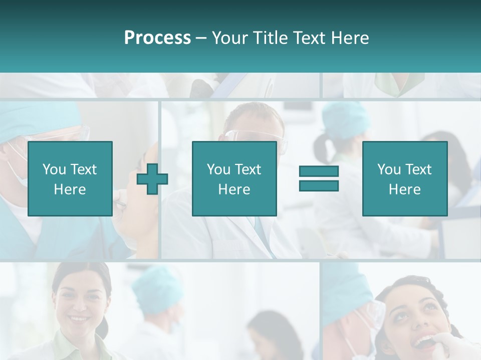 A Collage Of Photos Of Doctors In Scrubs PowerPoint Template