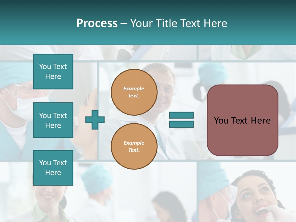 A Collage Of Photos Of Doctors In Scrubs PowerPoint Template