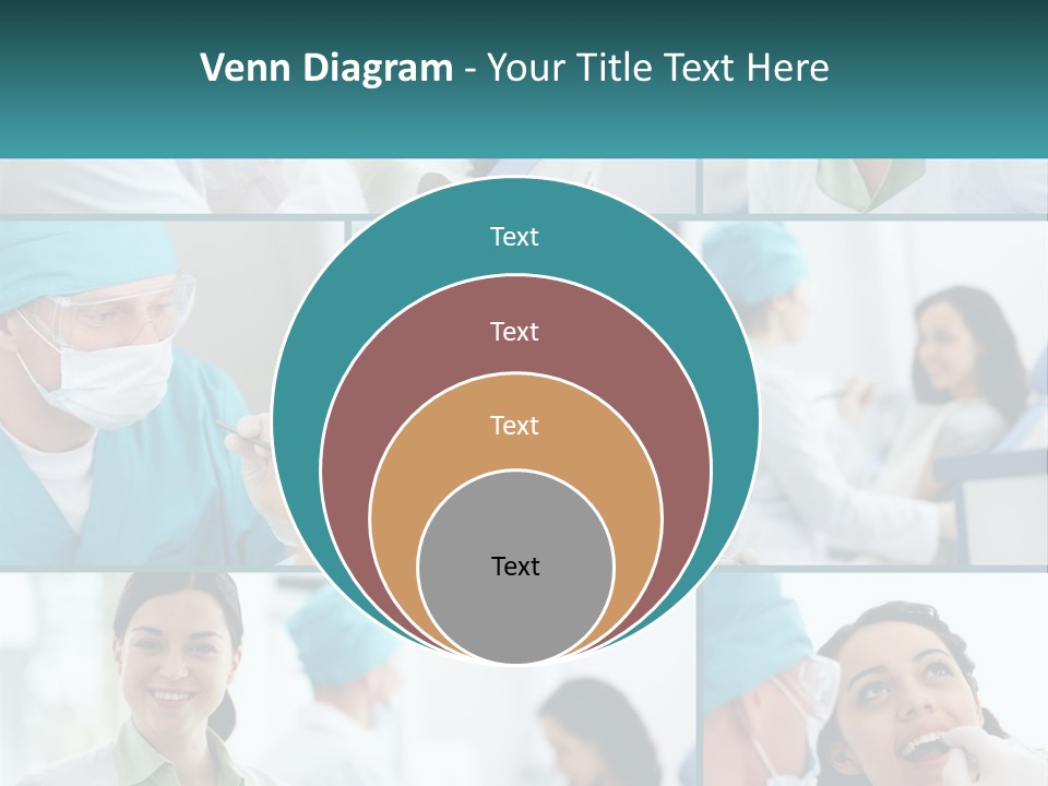 A Collage Of Photos Of Doctors In Scrubs PowerPoint Template