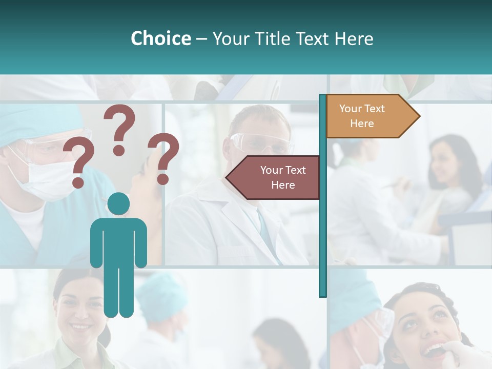 A Collage Of Photos Of Doctors In Scrubs PowerPoint Template