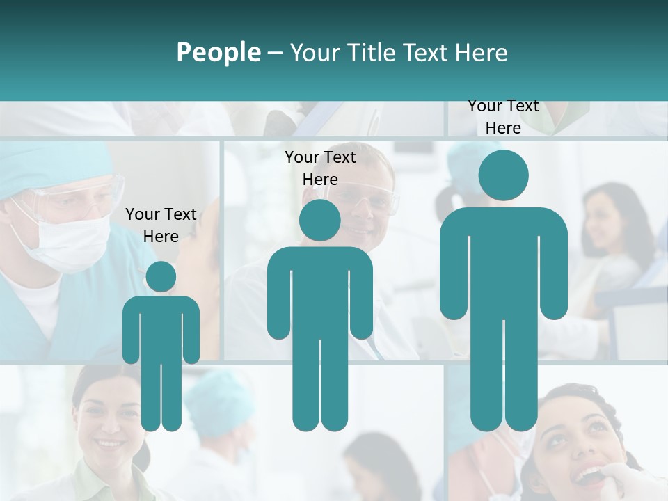 A Collage Of Photos Of Doctors In Scrubs PowerPoint Template