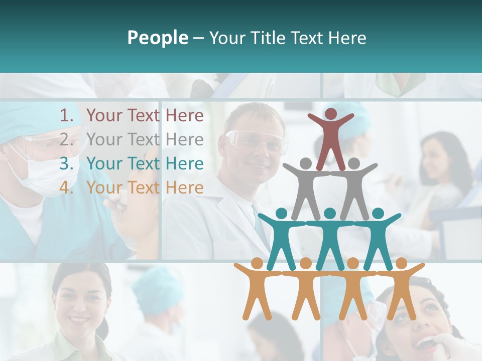 A Collage Of Photos Of Doctors In Scrubs PowerPoint Template