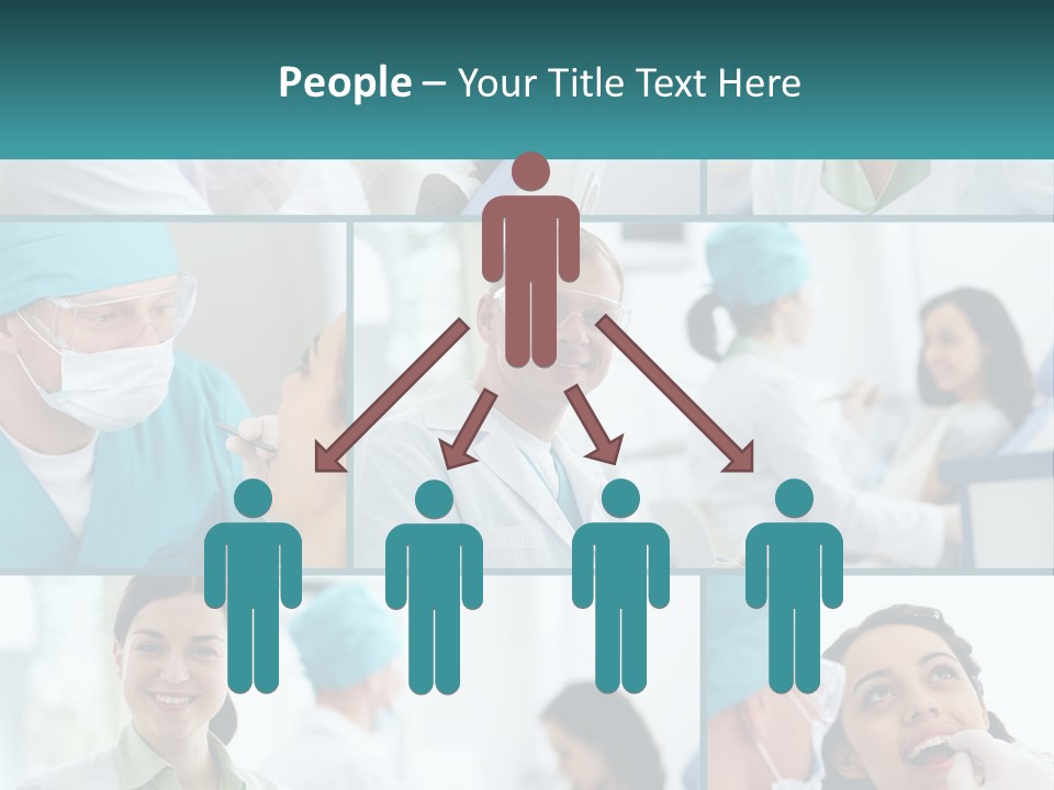 A Collage Of Photos Of Doctors In Scrubs PowerPoint Template