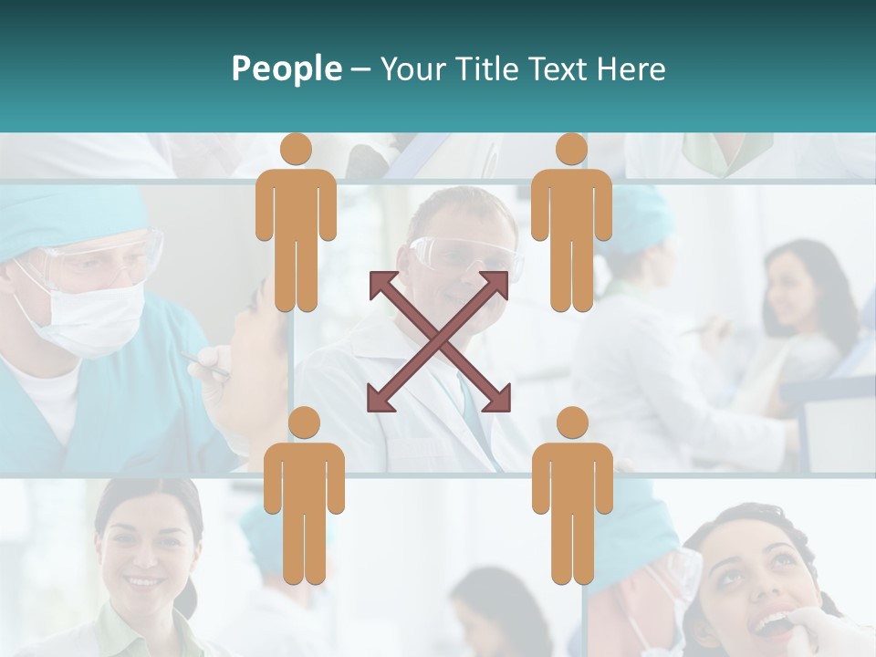 A Collage Of Photos Of Doctors In Scrubs PowerPoint Template