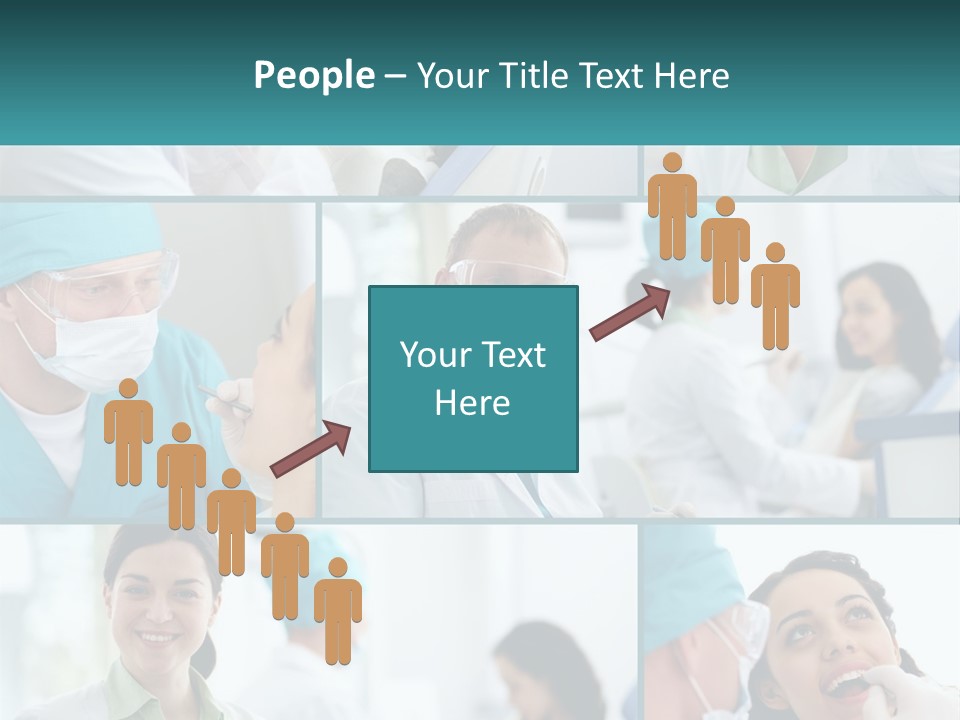 A Collage Of Photos Of Doctors In Scrubs PowerPoint Template