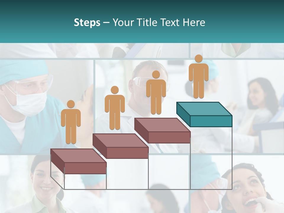 A Collage Of Photos Of Doctors In Scrubs PowerPoint Template