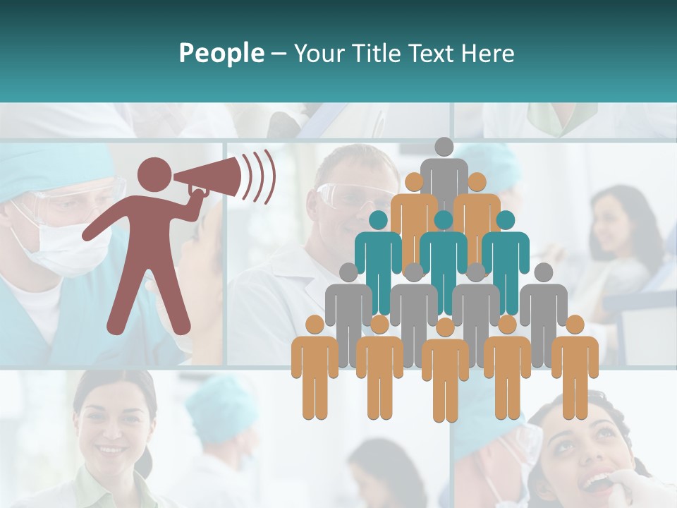 A Collage Of Photos Of Doctors In Scrubs PowerPoint Template