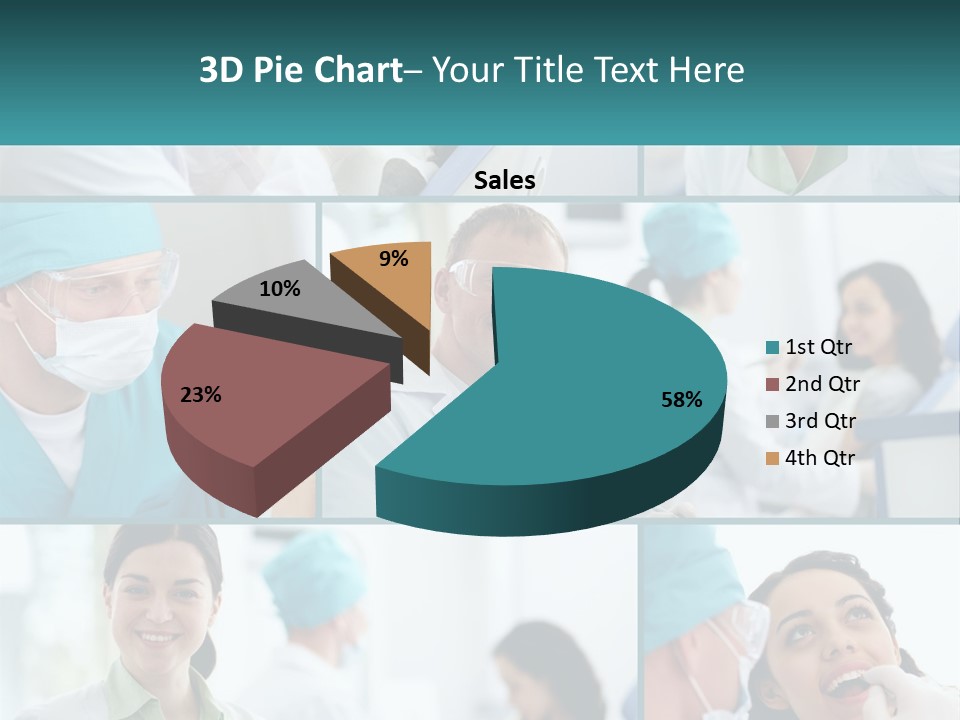 A Collage Of Photos Of Doctors In Scrubs PowerPoint Template