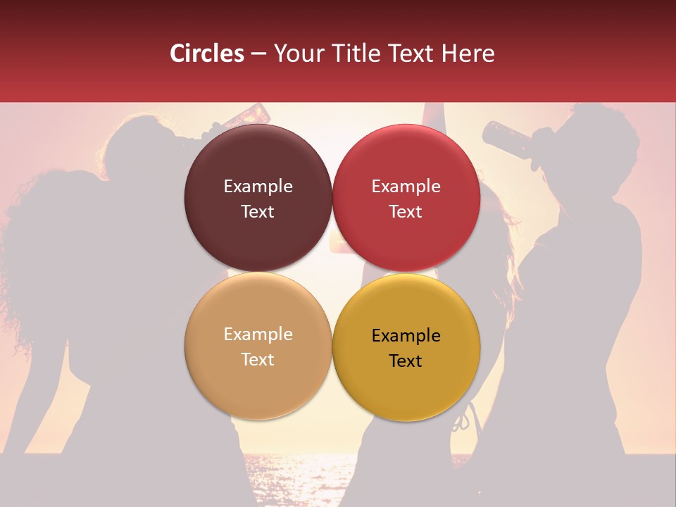 A Group Of People Standing Next To Each Other PowerPoint Template