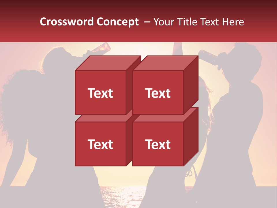 A Group Of People Standing Next To Each Other PowerPoint Template
