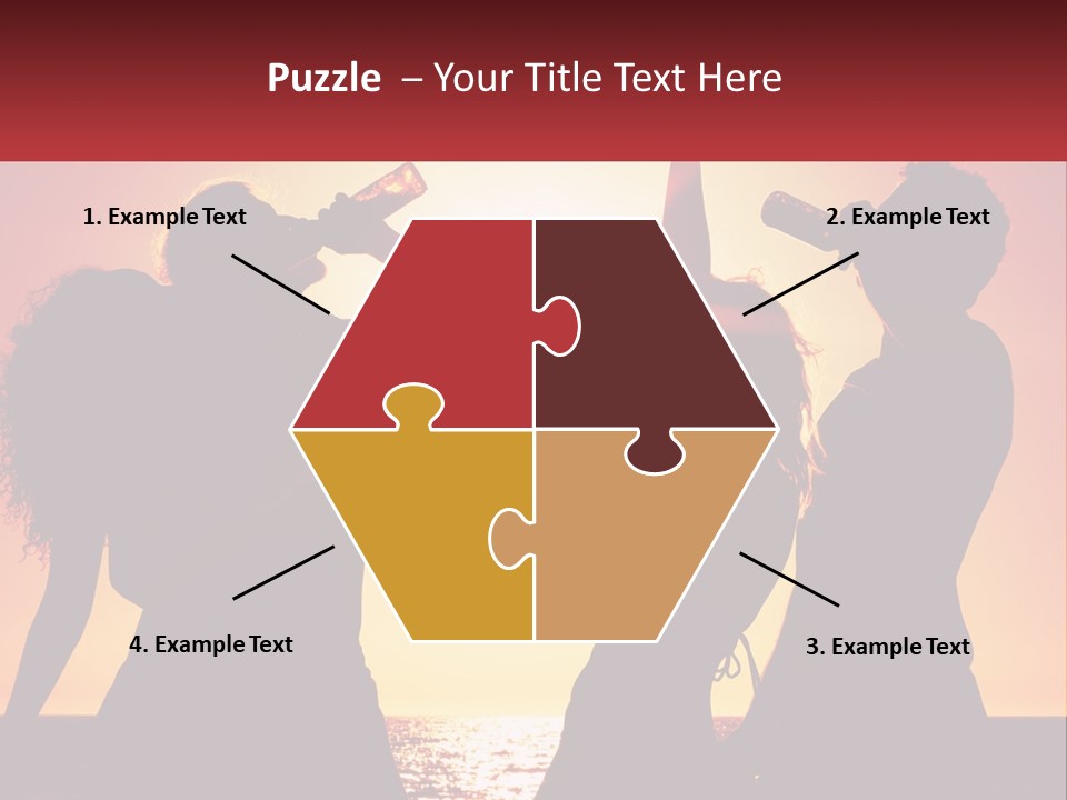 A Group Of People Standing Next To Each Other PowerPoint Template