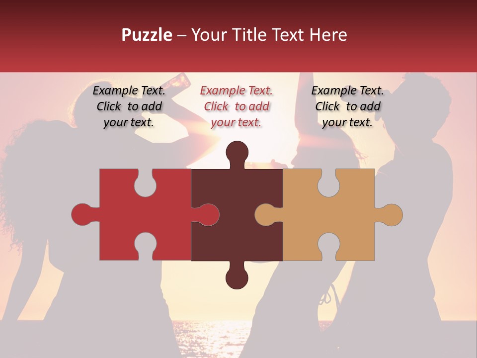 A Group Of People Standing Next To Each Other PowerPoint Template