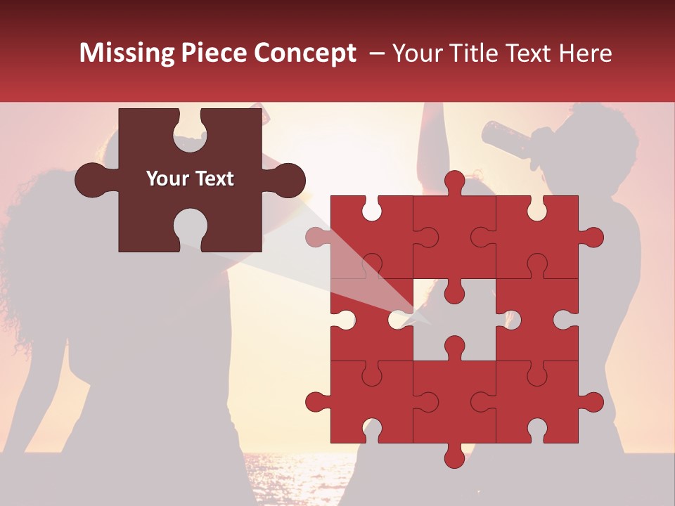 A Group Of People Standing Next To Each Other PowerPoint Template