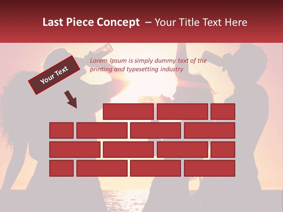 A Group Of People Standing Next To Each Other PowerPoint Template