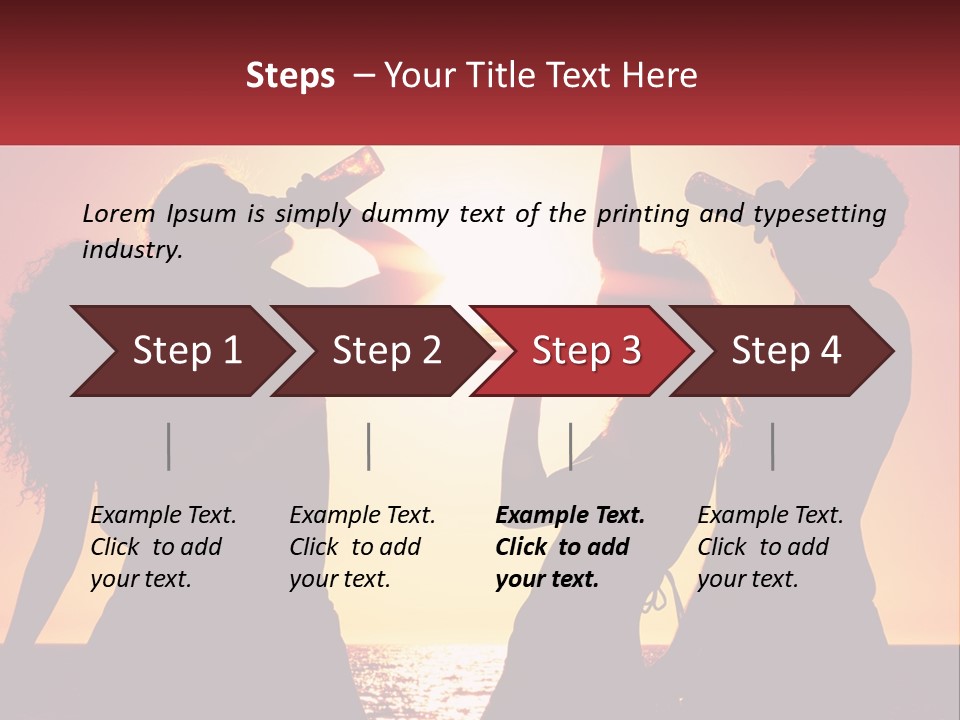 A Group Of People Standing Next To Each Other PowerPoint Template