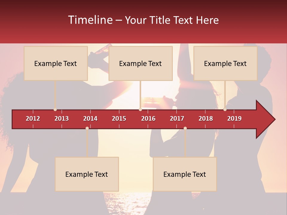 A Group Of People Standing Next To Each Other PowerPoint Template