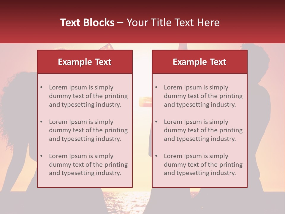 A Group Of People Standing Next To Each Other PowerPoint Template