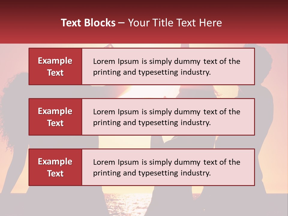 A Group Of People Standing Next To Each Other PowerPoint Template